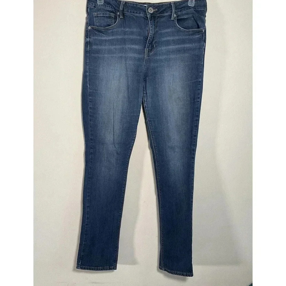 Bullhead Denim Womens Jeans High Rise Skinniest 11 Skinny Distressed Blue Jean
